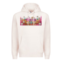 Pale Pink teacher life libbey glass Premium Hoodie - BundleAndBundleShop