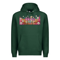 Sports Green teacher life libbey glass Premium Hoodie - BundleAndBundleShop