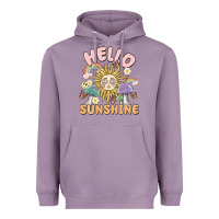 Lavender hello sunshine Heavyweight Hoodie - MaliasSmallBusiness