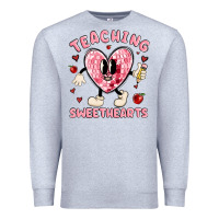 Heather Grey teaching sweethearts Premium Sweatshirt - MaliasSmallBusiness