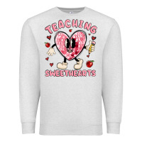 Oatmeal Heather teaching sweethearts Premium Sweatshirt - MaliasSmallBusiness