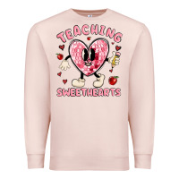 Pale Pink teaching sweethearts Premium Sweatshirt - MaliasSmallBusiness