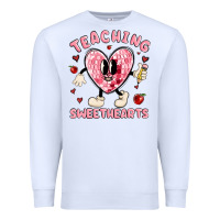 White teaching sweethearts Premium Sweatshirt - MaliasSmallBusiness