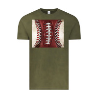 Vintage Olive american football and baseball Vintage Tee - BarkalooDesign