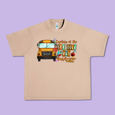Captain Of Struggle Bus Busdriver Urban Heavy Tee Designed By Cowhidedigitalart