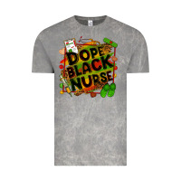 Cloud Rock Dope black Nurse juneteenth Vintage Tee - Zillion Design Studio