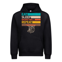Eat Sleep Basketball Repeat Urban Hoodie | Teevron