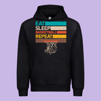 Eat Sleep Basketball Repeat Urban Hoodie Designed By Bettercallsaul