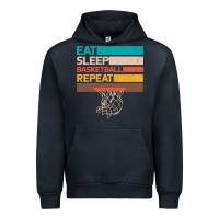 Navy Eat Sleep Basketball Repeat Urban Hoodie - Bettercallsaul