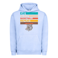 Pigment Grape Ice Eat Sleep Basketball Repeat Urban Hoodie - Bettercallsaul