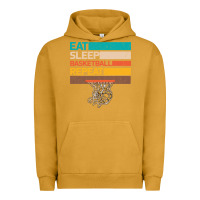 Pigment Peanut Butter Eat Sleep Basketball Repeat Urban Hoodie - Bettercallsaul