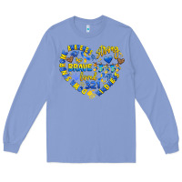 Colony Blue down syndrome awareness heart Long Sleeve Tee - Artiststas