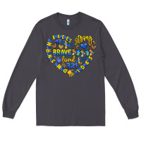 Smoke down syndrome awareness heart Long Sleeve Tee - Artiststas