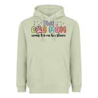 Matcha this dog mom wears her heart on her sleeve Heavyweight Hoodie - MaliasSmallBusiness