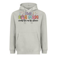 Moon Dust this dog mom wears her heart on her sleeve Heavyweight Hoodie - MaliasSmallBusiness
