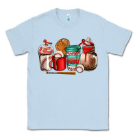 Dusty Blue baseball coffee cup Classic Tee - AdoDesignShop