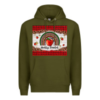 Army Green merry teacher Premium Hoodie - AdoDesignShop