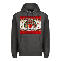 Charcoal Heather merry teacher Premium Hoodie - AdoDesignShop