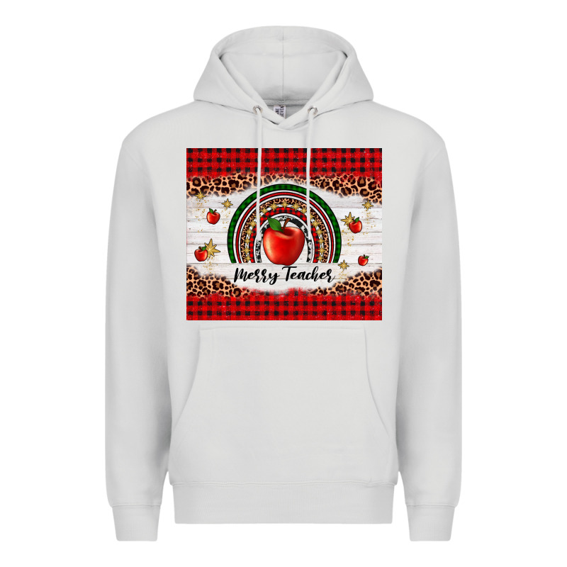 Merry Teacher Premium Hoodie by AdoDesignShop | Teevron