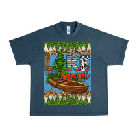 Midnight Navy lake squad air freshener Urban Heavy Tee - HRA Design Shop