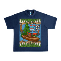 Navy lake squad air freshener Urban Heavy Tee - HRA Design Shop