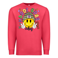 Cardinal mardi gras vibes Premium Sweatshirt - MaliasSmallBusiness