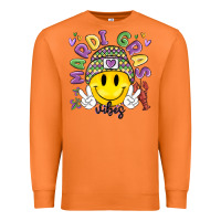 Carrot mardi gras vibes Premium Sweatshirt - MaliasSmallBusiness