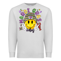 Dove Grey mardi gras vibes Premium Sweatshirt - MaliasSmallBusiness