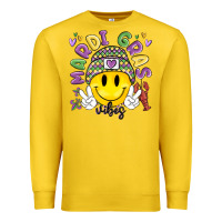 Lemon mardi gras vibes Premium Sweatshirt - MaliasSmallBusiness