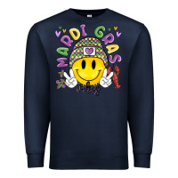 Navy mardi gras vibes Premium Sweatshirt - MaliasSmallBusiness
