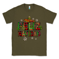Army Green feliz navidad Classic Tee - JahusDesignShop