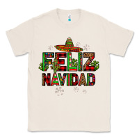 Natural feliz navidad Classic Tee - JahusDesignShop