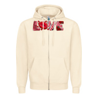 Sandshell love with kiss Zipper Hoodie - AdoDesignShop