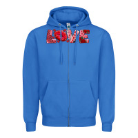 True Royal love with kiss Zipper Hoodie - AdoDesignShop
