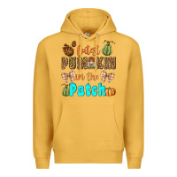 Mustard cutest pumpkin in the patch Premium Hoodie - BundleAndBundleShop