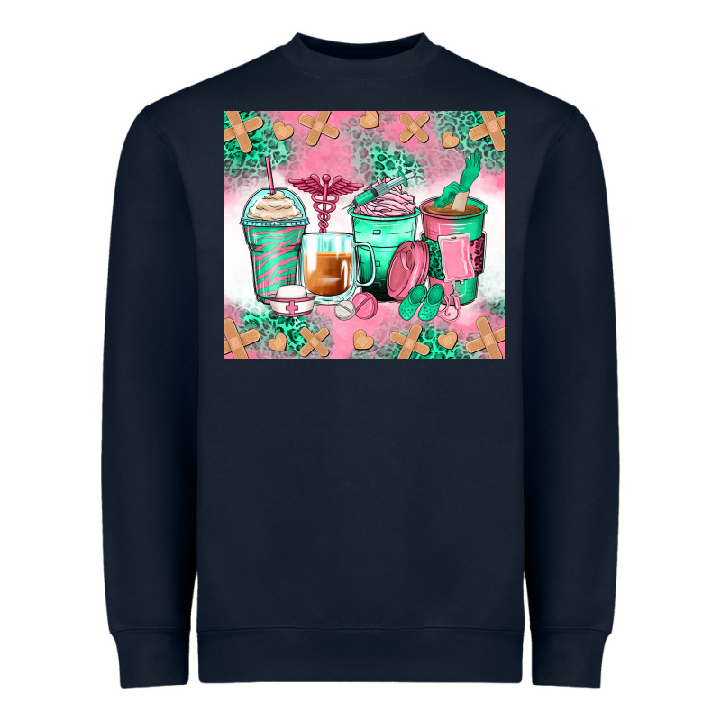 Nurse Coffee Cups Heavyweight Sweatshirt by Zillion Design Studio | Teevron