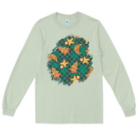 Matcha christmas gingerbread cookies patch Long Sleeve Tee - BundleAndBundleShop