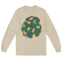 Mushroom christmas gingerbread cookies patch Long Sleeve Tee - BundleAndBundleShop