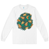 White christmas gingerbread cookies patch Long Sleeve Tee - BundleAndBundleShop
