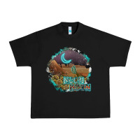 Black neon moon Urban Heavy Tee - SublimationCraftShop
