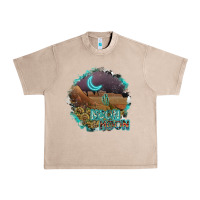 French Oak neon moon Urban Heavy Tee - SublimationCraftShop