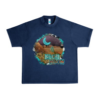 Navy neon moon Urban Heavy Tee - SublimationCraftShop