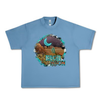 Pebble Blue neon moon Urban Heavy Tee - SublimationCraftShop