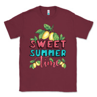 Burgundy sweet summer time lemonade Classic Tee - BundleAndBundleShop