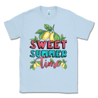 Dusty Blue sweet summer time lemonade Classic Tee - BundleAndBundleShop