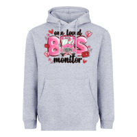 Heather Grey one loved bus monitor Heavyweight Hoodie - MaliasSmallBusiness