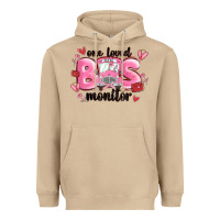 Mushroom one loved bus monitor Heavyweight Hoodie - MaliasSmallBusiness