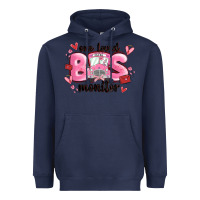 Navy one loved bus monitor Heavyweight Hoodie - MaliasSmallBusiness