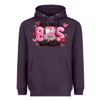 Plum one loved bus monitor Heavyweight Hoodie - MaliasSmallBusiness