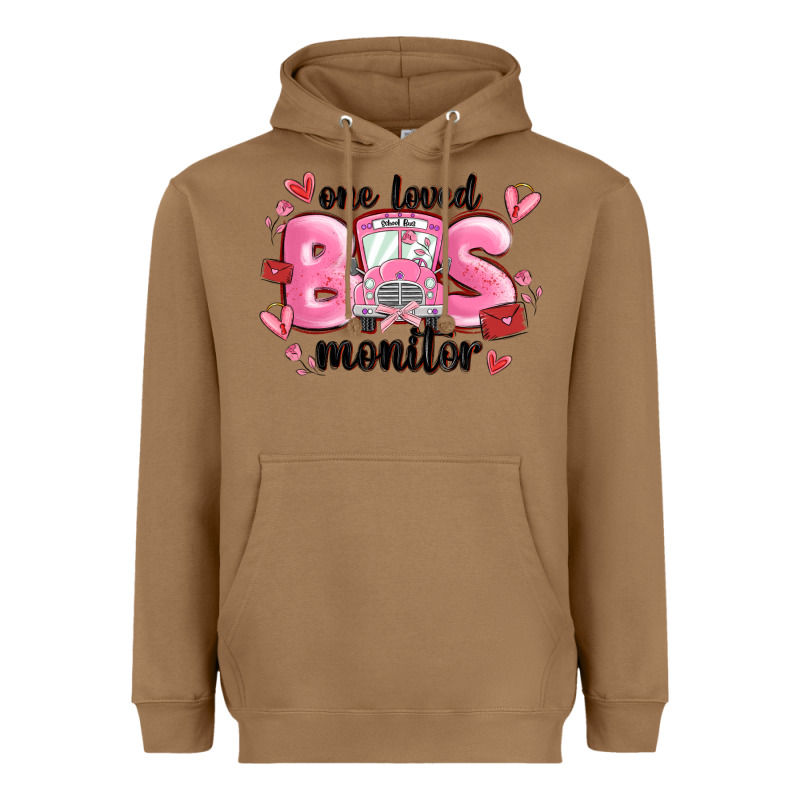 One Loved Bus Monitor Heavyweight Hoodie by MaliasSmallBusiness | Teevron